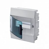 Распределительный шкаф Mistral41 8 мод., IP41, встраиваемый, термопласт, зеленая дверь |  код. 1SLM004100A1202 |  ABB